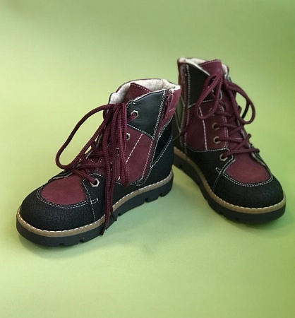 Ботинки Тапибу 23016-бордо(31-35)