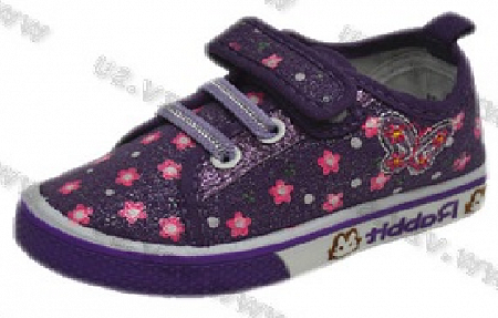 Туфли текстильные  ML1402A фиолетовый