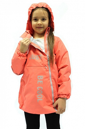 Куртка для девочки Эврика М-791 коралл