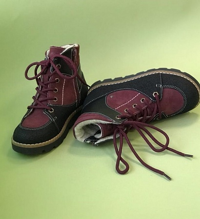 Ботинки Тапибу 23016-бордо(26-30)